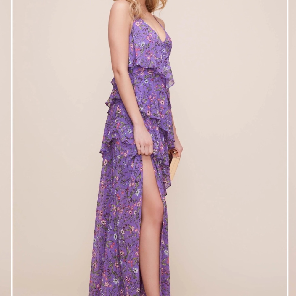 ASTR the Label Purple Tiered Maxi